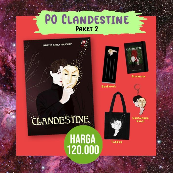 Novel Clandestine  + Bonus - Puspita Idola Pirsouw