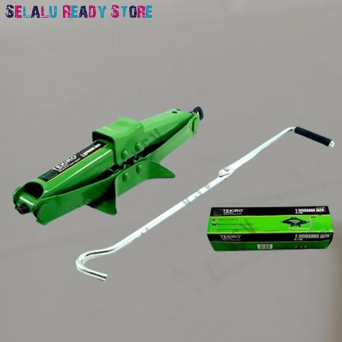 Tekiro Dongkrak Jembatan 2 Ton Scissor Jack Automotive BISA Dongkrak mobil 2 ton/Dongkrak buaya/Don