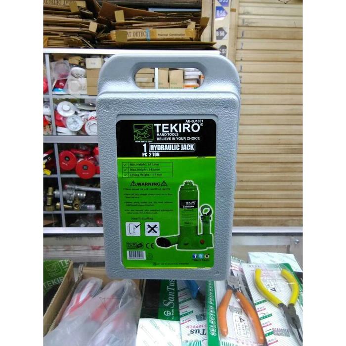 TEKIRO DONGKRAK BOTOL 2 TON - HYDRAULIC JACK 2 T - DONGKRAK MOBIL 2TON POPEYE