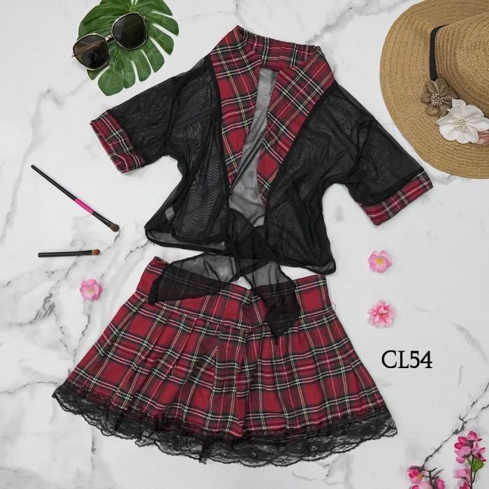 BAJU TIDUR WANITA COSTUME SEXY UNIFORM KOSTUM SERAGAM SEKSI CL54