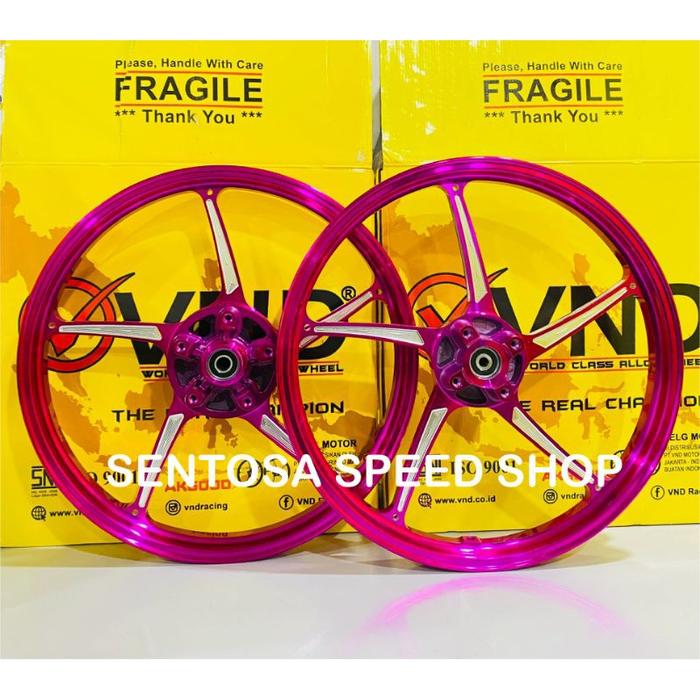 Vnd Velg Racing Ak 5000 F: 1.60X17 & R: 160X17 Mx King (Best Quality)