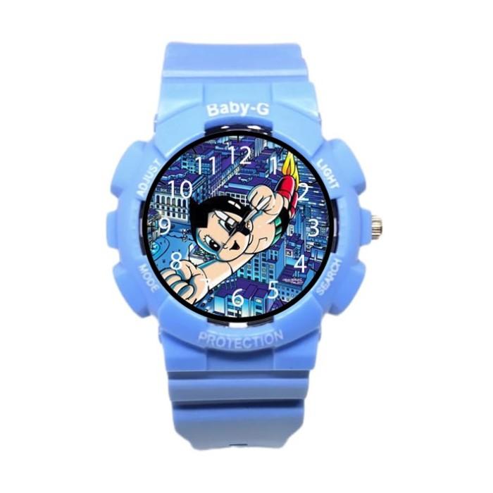 Jam Anak Astroboy Biru Laki Laki Karakter Astroboy Biru Anti Air