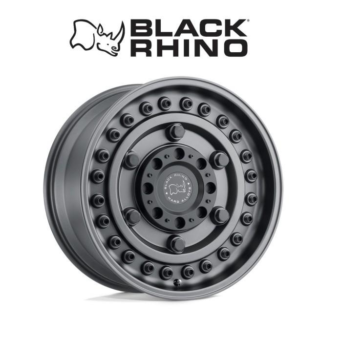 5 buah Velg ORI Black Rhino ARMORY 17x9.5 5h 127 / 139.7 ET-18 GunBlack Ring 17 R17 lebar 8,5 inci B