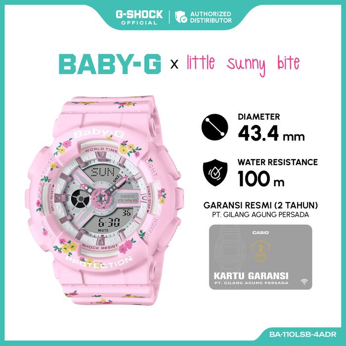 Jam Tangan BABY-G Wanita Analog-Digital BA-110LSB-4ADR