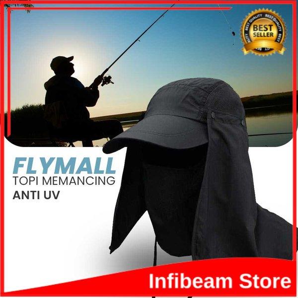 FLYMALL Topi Memancing Anti Matahari UV Fishing Hat ATAU Topi Camping Topi Memancing Topi Jepang Ant