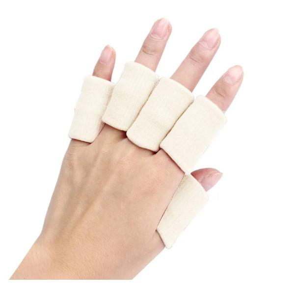 Finger Sleeves Perban Pelindung Jari Tangan Latihan Olahraga Golf Tennis Golf Voly Voli Pendukung Ra
