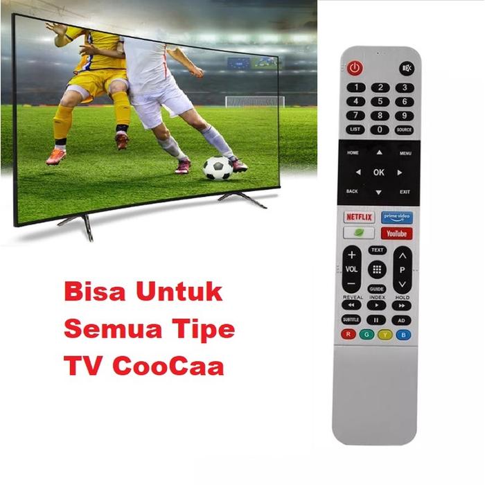 Remote Remot Kontrol Pengganti Digital Smart Android LED LCD TV Coocaa Coca Youtube Serupa Original