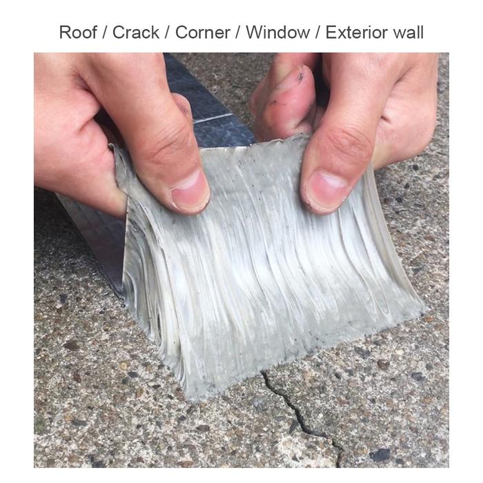 Lakban Selotip Solatape Perekat Aluminium Foil Tape Waterproof Anti Bocor Panas Pipa Besi PVC Dindin