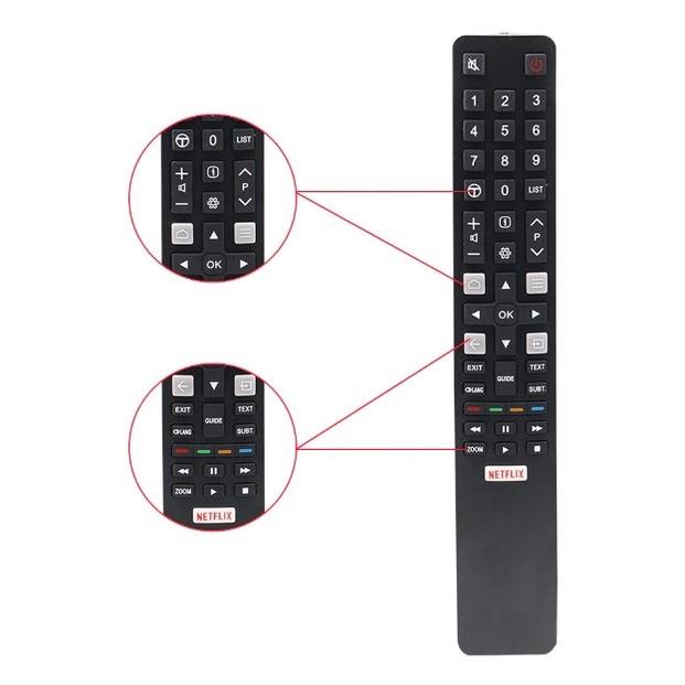 Remot Remote Control Kontrol Pintar Smart Android LED LCD FHD RC802N TV TCL Pengganti Remote Yang Ru