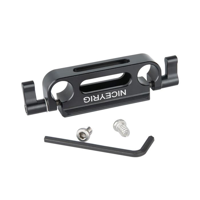 Niceyrig Universal 15Mm Nato Dual Rod Clamp Nato Rail With 1/4 -20
