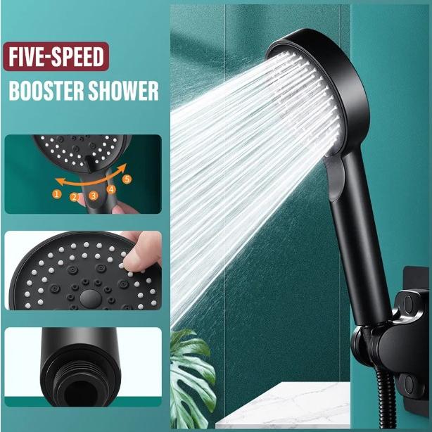 Paket Shower Sower Set Spray Bidet Kran Selang Filter Pancuran Semprot Air Kamar Mandi Tekanan Kenca