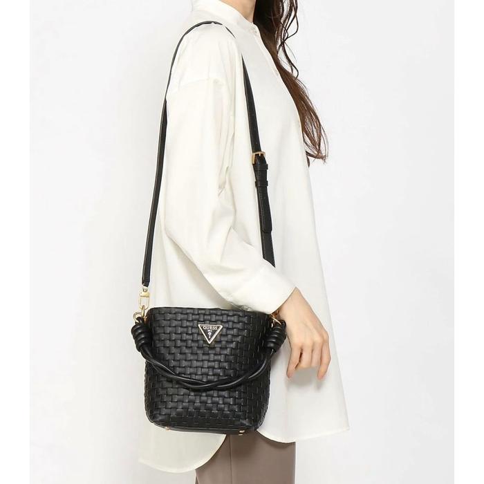 (Bs Kirim Goj3K) New Lisbet Bucket Bag Guess Lisbet Bucket (Best Quality)