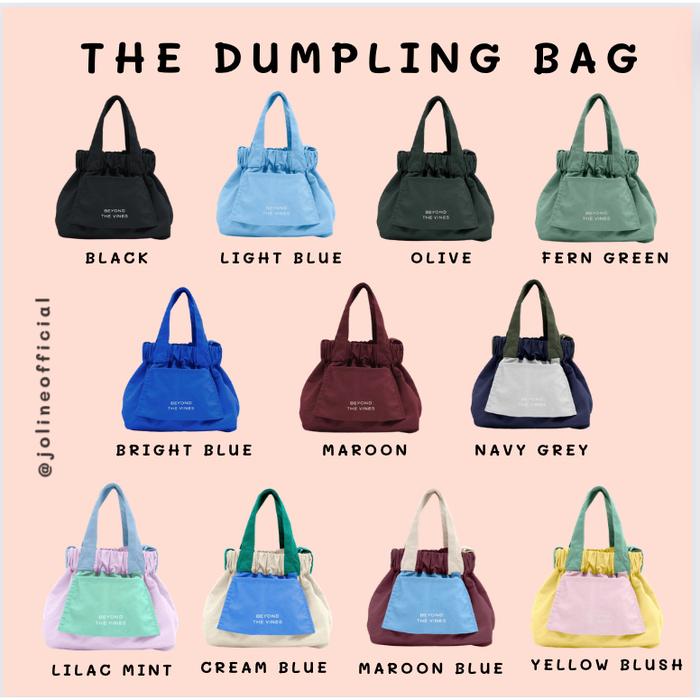 Ready Stock Tas Ecobag Btv Lipat Micro Premium Quality / Btv Dumpling Bag Pastel Color / Tea Tenteng