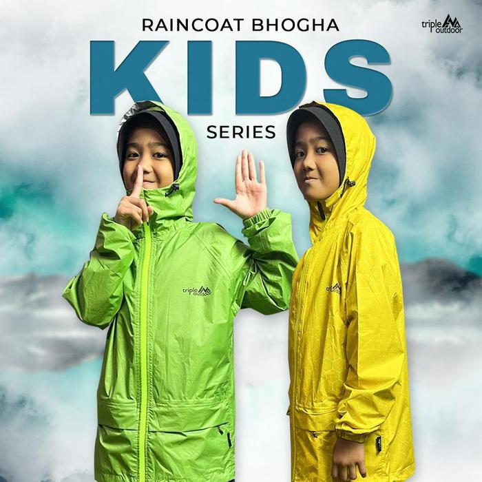[Triple Outdoor] RAINCOAT ANAK, JAS HUJAN ANAK, JAS HUJAN MOTOR ANAK, JAS HUJAN ANAK TERMURAH TERBAI