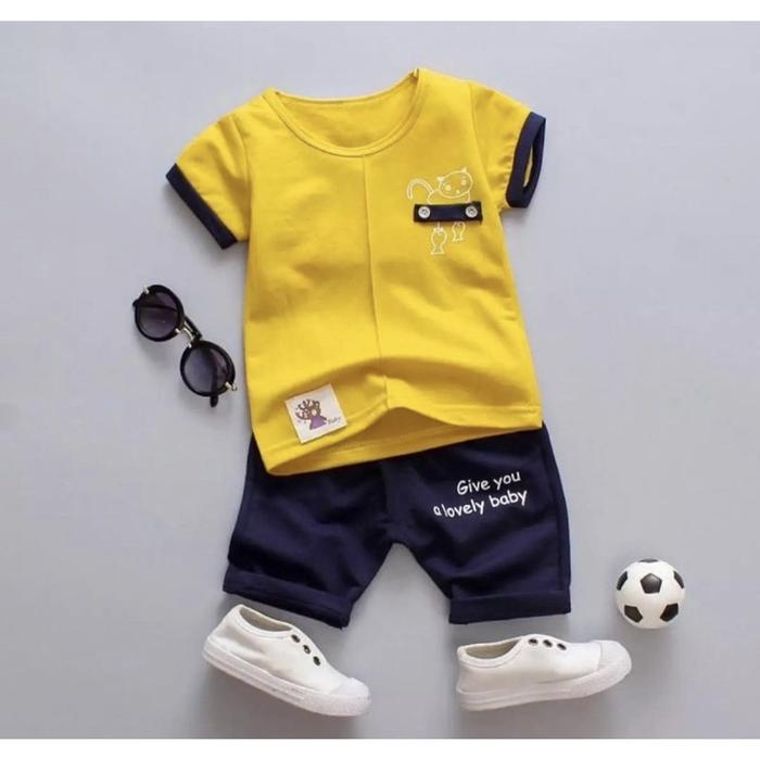 Setelan Anak Baby Genius 1-5 Tahun Grosir