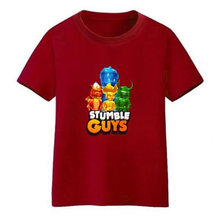 Baju Stumble Guys Anak Kaos Stumble Guys Anak/Remaja/Dewasa Ukuran