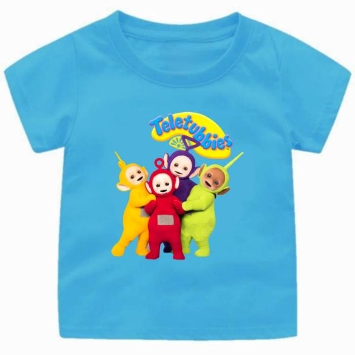 Baju Kaos Anak Usia 1-12Tahun Gambar Teletubies