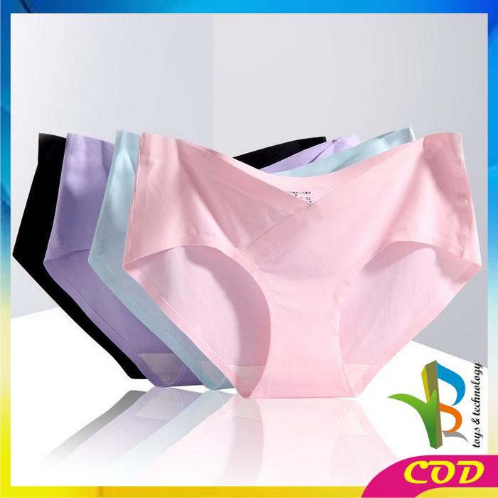 Rb-P37 Celana Dalam Seamless Wanita V Shape Low Waist Panties Cd Kolor