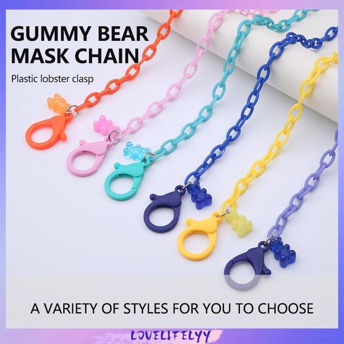 Strap Masker Wajah Lanyard Masker Gantungan Tali Masker Korea Topeng