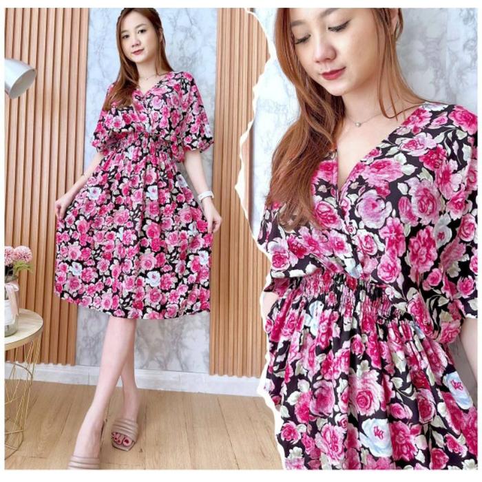 daster bali pendek super jumbo tasya LD 140