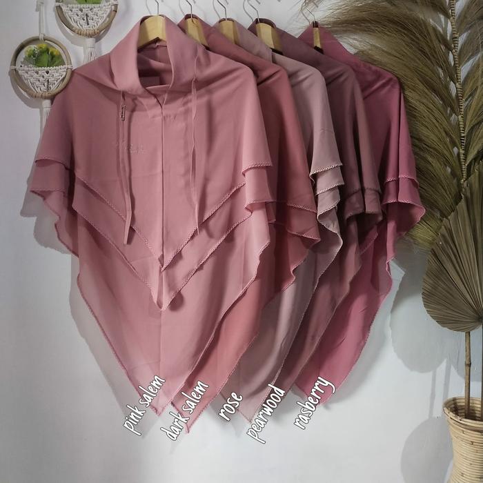 Hots Zakiah khimar ceruty picot terbaru pet malay