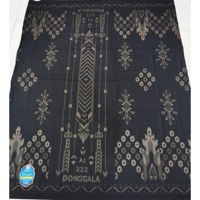 Laris Sarung Donggala HITAM KEMBANG 3D