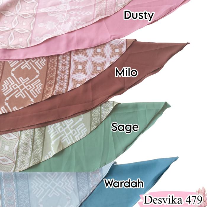 Murah KHIMAR DESVIKA DC 479 KHIMAR CERUTY PRINTING ORI DESVIKA