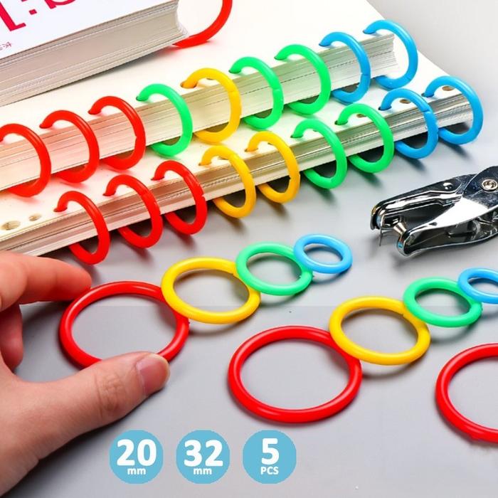 Produk 5 pcs lepas cincin mengikat cincin pengikat cincin coil cincin