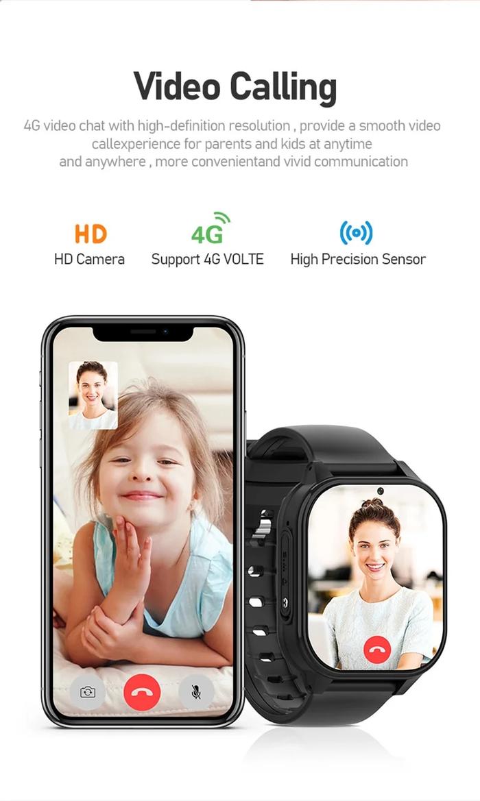 Wonlex Smart Kids Watch Camera Phone Video Sound Record Watch KT19Pro