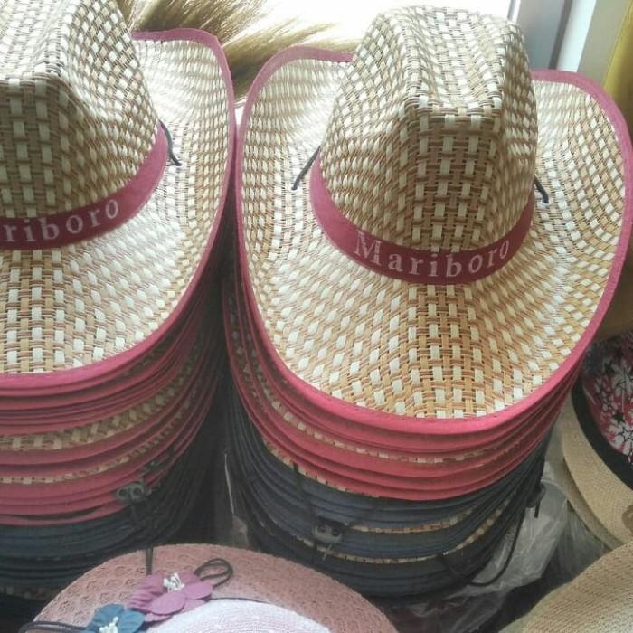 Order Now Topi anyam malboro cwo