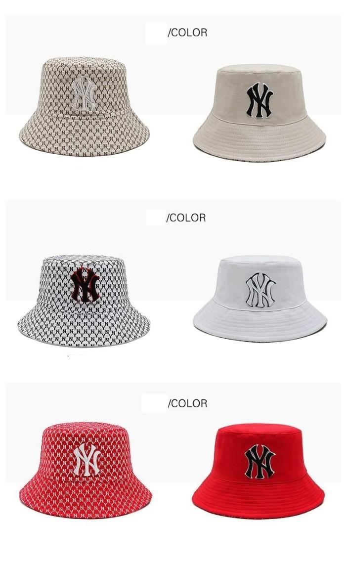 Baru Topi Bucket New York NY New Double Color Bolak Bal