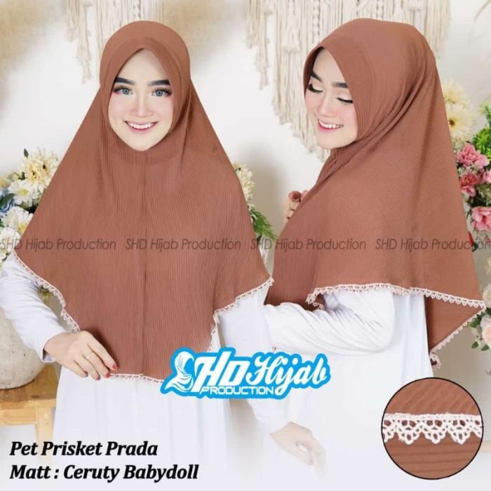 |MYTHIC| 008 PET PLISKET RENDA PRADA || JILBAB HIJAB PRISKET ORI SHD