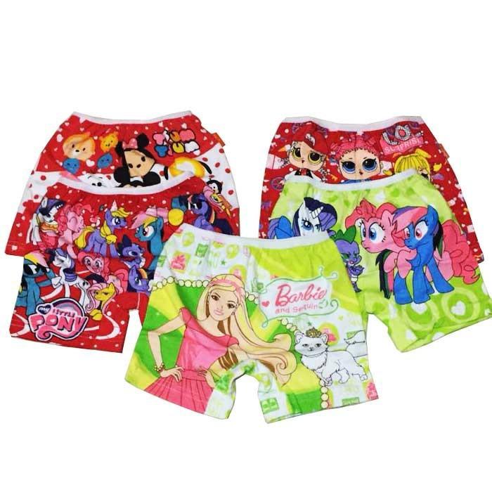 |EXECUTIVE| Boxer anak perempuan Motif karakter Jack Junior HA
