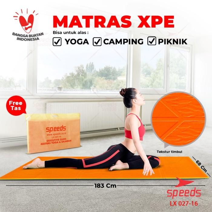 |EXECUTIVE| SPEEDS Matras Lipat Duduk XPE Polos Olahraga Yoga Playmat