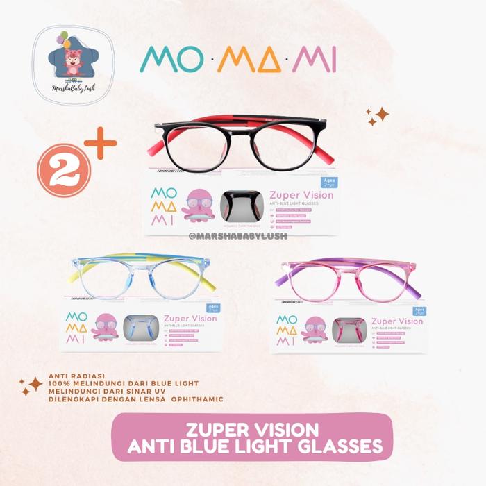 Momami Kids Zuper Vision & Zuper Vison+ Glasses / Kacamata Anti