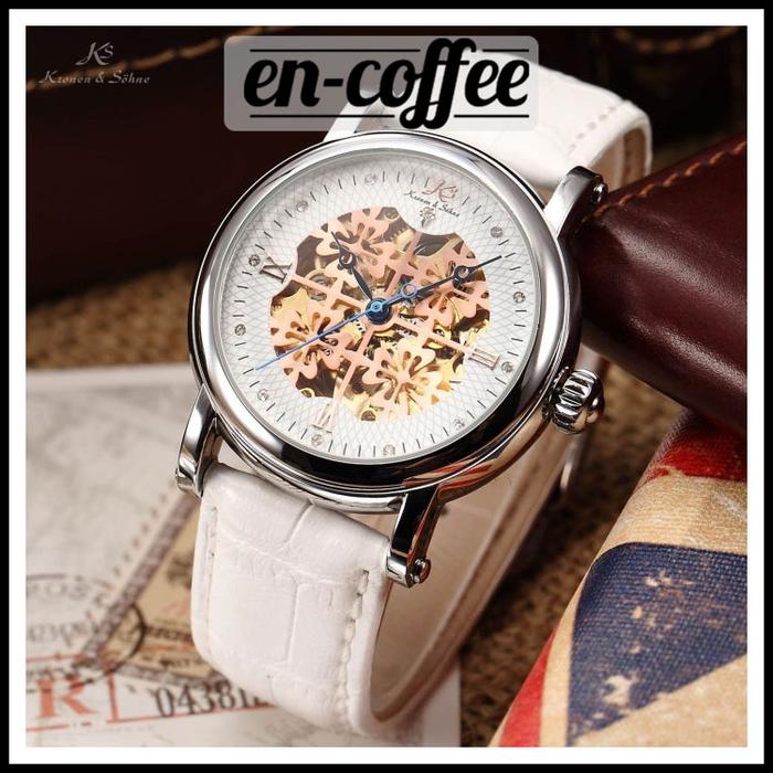 Kronen & Sohne KS116 Jam Tangan Casual Silver/Putih
