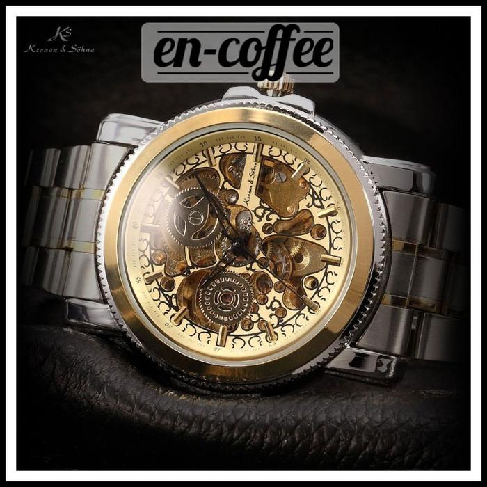 Kronen & Sohne KS139 Jam Tangan Casual Emas/Silver