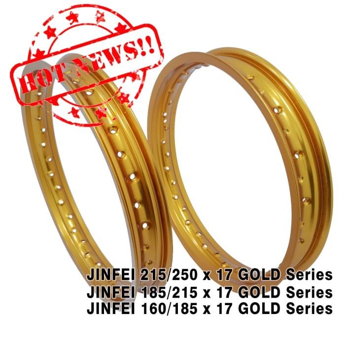 Velg Ring 17 x 160/185 - 185/215 - 215/250 JINFEI Gold series W shape