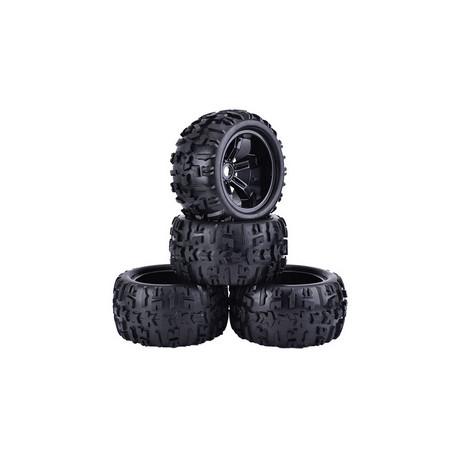 Bg* Ban+Pelek Mobil Balap Rc Ukuran 150Mm Hex 17Mm Untuk 1/8 Monster