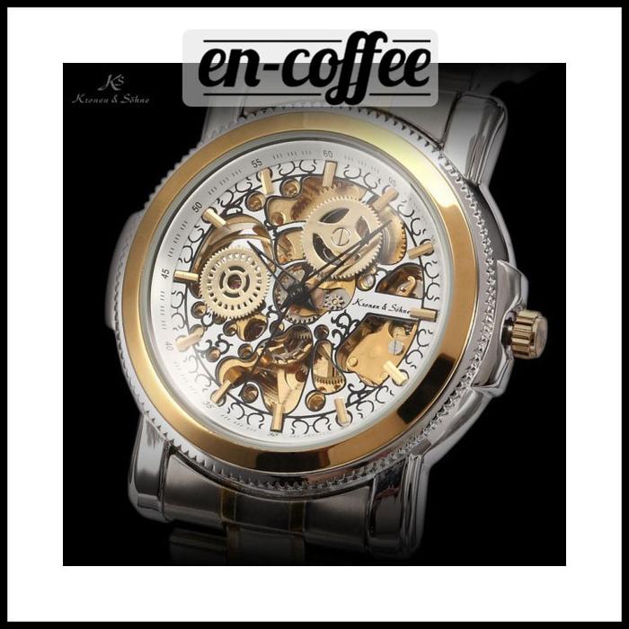 Kronen & Sohne KS137 Jam Tangan Casual Emas/Silver