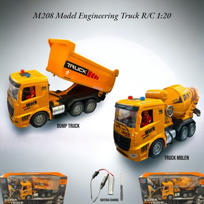 M208 Mainan Engineering Remote Control Model Dump Truck / Molen RC