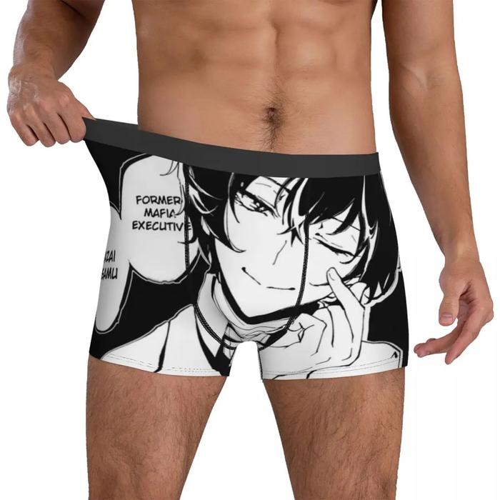 Dazai Osamu Underwear bungou stray dogs bsd husbando Man Underpan