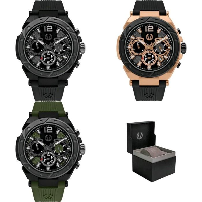 Jam Tangan Pria Christ Verra CV 53604G CV 53604 Original Rubber