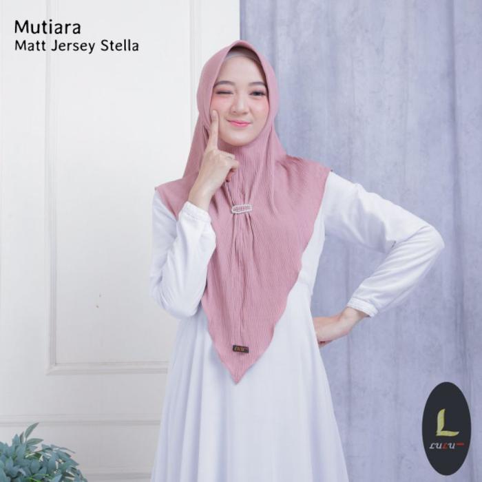 Terlaris! "Terbaru" MUTIARA Plisket Lii by Lulu Hijab