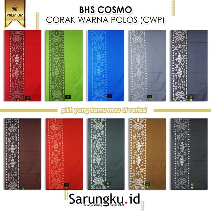 TERBARU SARUNG BHS COSMO WARNA POLOS CWP - K26 PPF