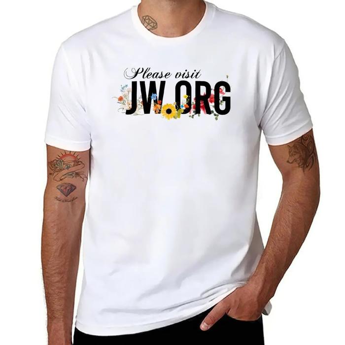 New Please visit JW.ORG T-Shirt T-shirt short plus size t shirts