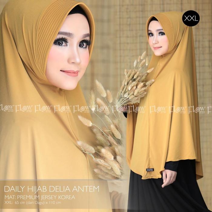Terlaris! ORI FLOW IDEA HIJAB Jilbab Flow Daily Hijab Bergo Syari