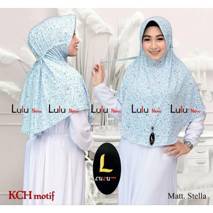 Terlaris! [Exclusive Restock] Lulu Hijab KCB Motif / Jilbab Bergo