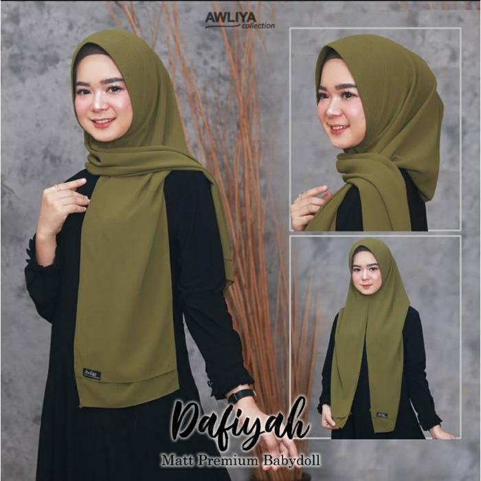 Terlaris! PASHMINA HOODIE DAFIYAH ORI ALIYAR/AWLIYA HIJAB COLLECTION