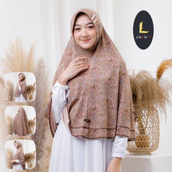 Terlaris! Hijab Instan SYAR'I Motif BATIK & SYAR'I BUNGA Ori lulu